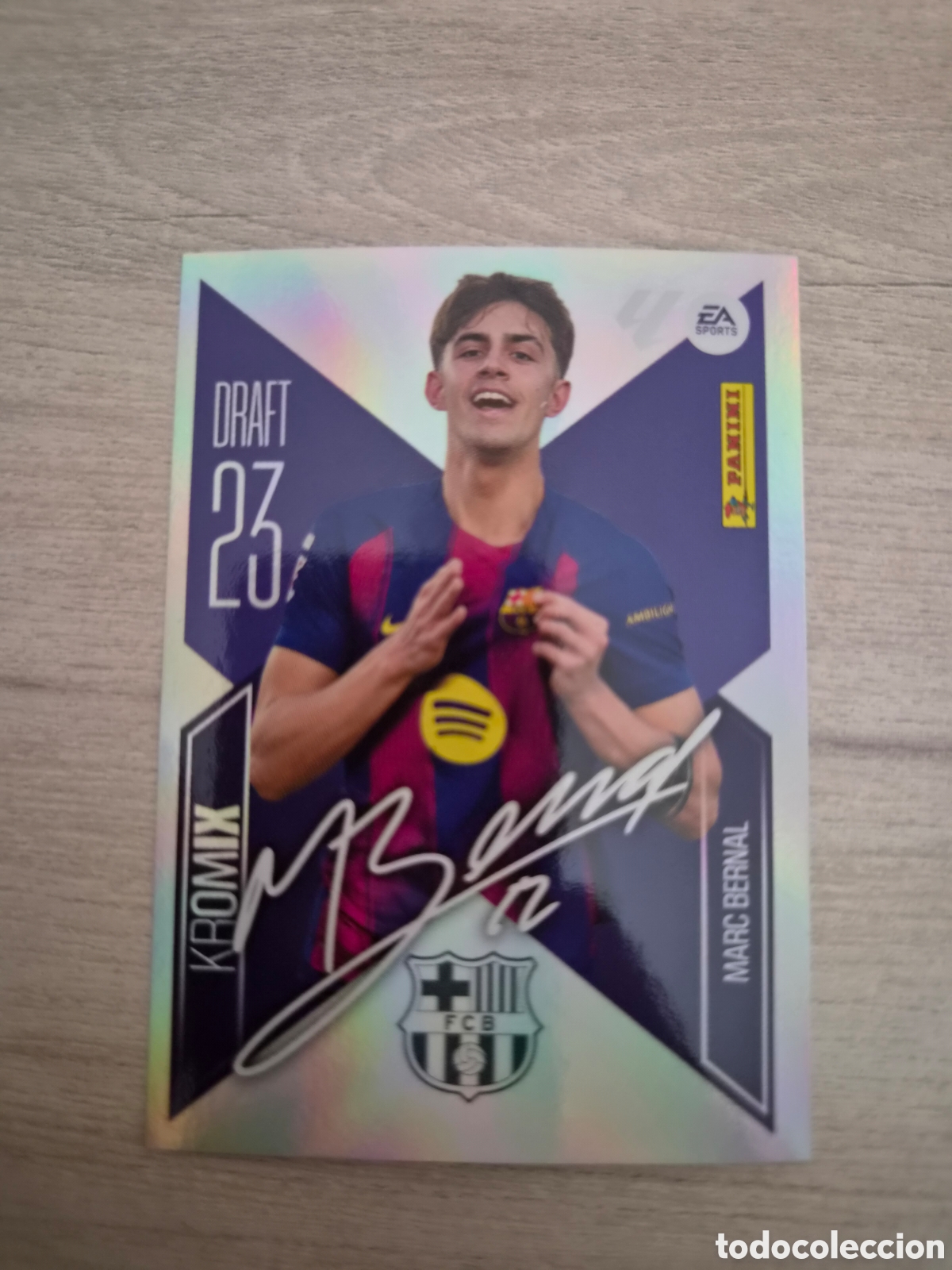 Cromos de Futebol: N&deg;K15 Kromix Draft Marc Bernal Liga Este 26/27