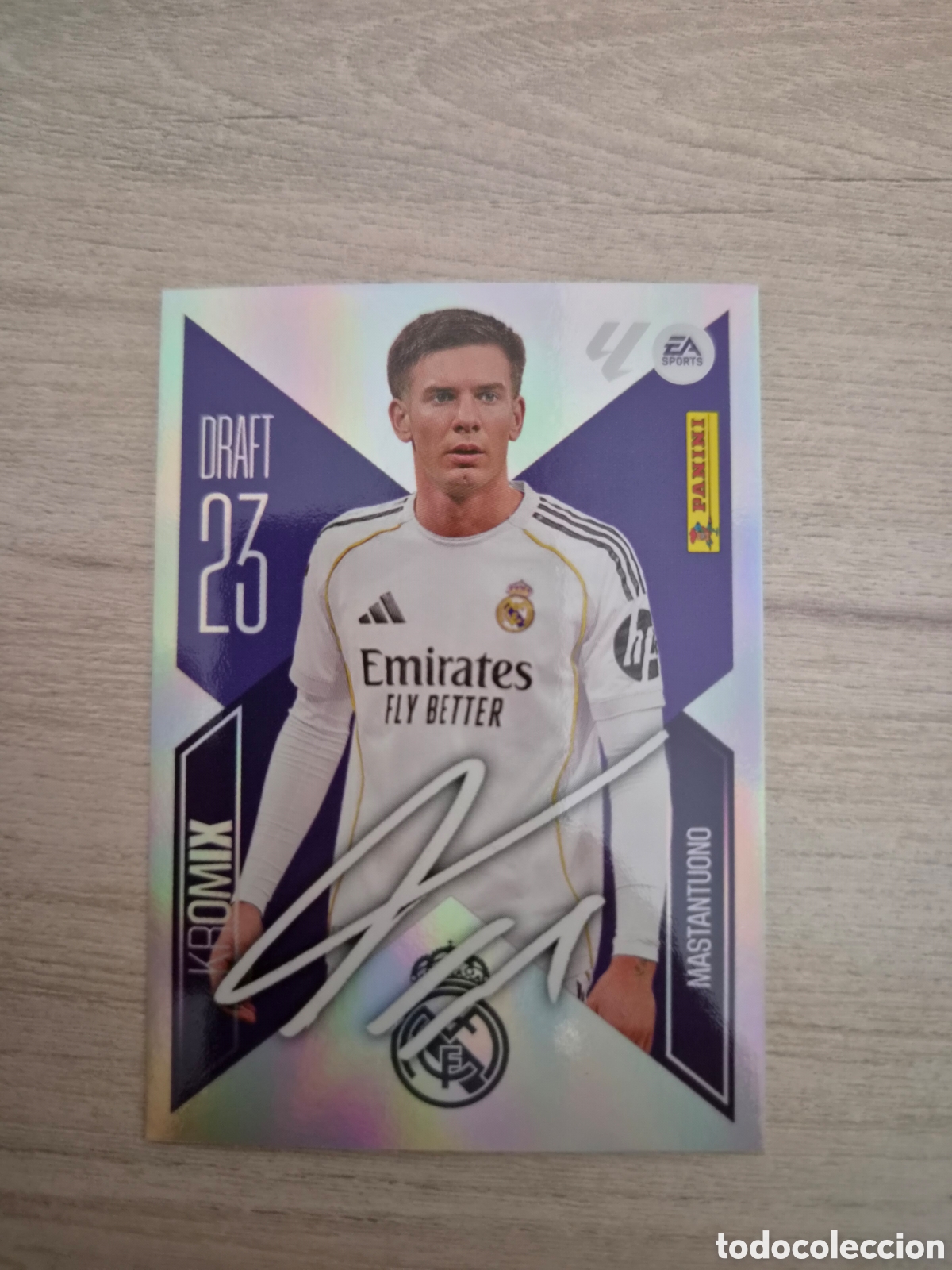 Cromos de Futebol: N&deg;K16 Kromix Draft Mastantuono Liga Este 26/27