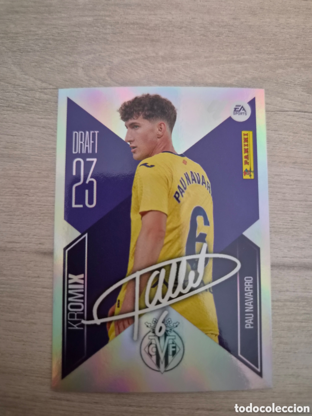 Cromos de Futebol: N&deg;K18 Kromix Draft Pau Navarro Liga Este 26/27