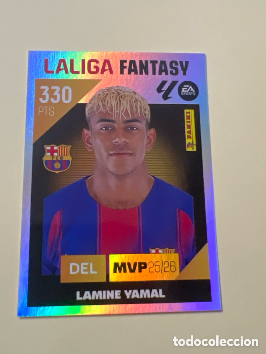 Cromos de f&uacute;tbol: C5392. Lamine yamal fc barcelona laliga fantasy liga este 2026 2027 26 27 nuevo