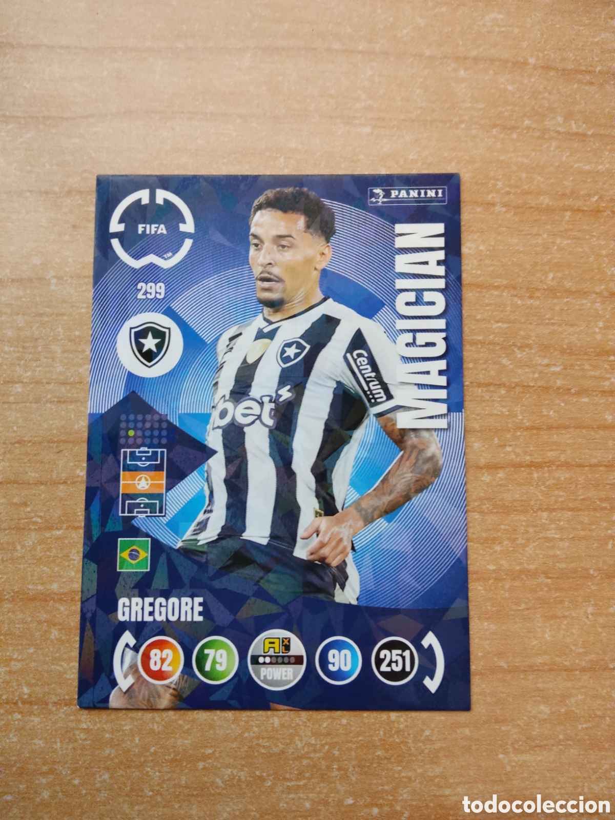 Cromos de f&uacute;tbol: 299 GREGORE BOTAFOGO MAGICIAN MUNDIAL DE CLUBES ADRENALYN 2025