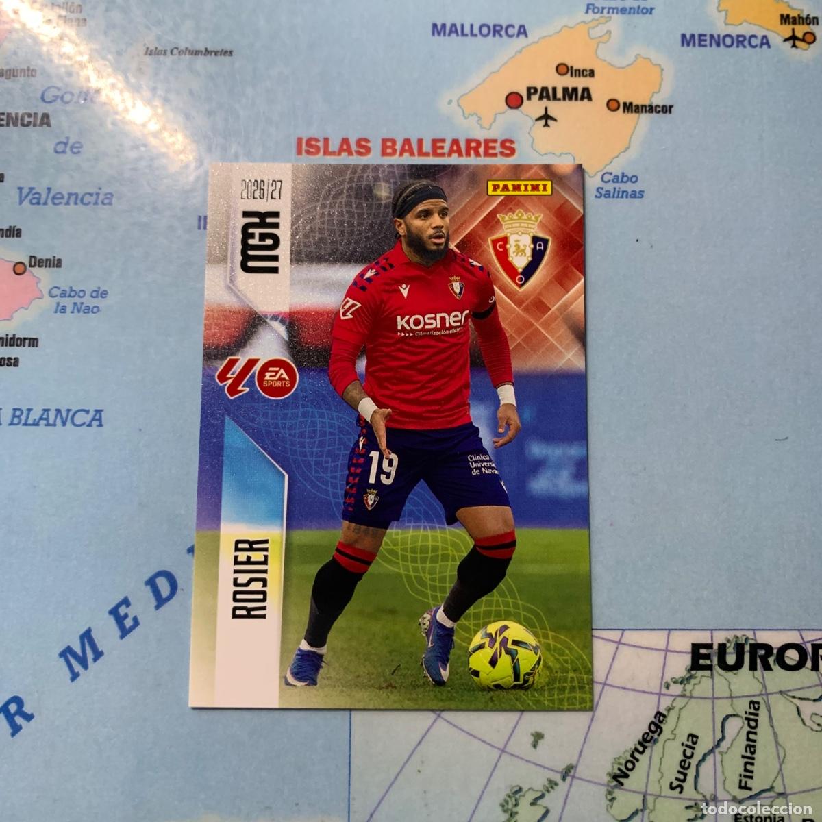 Cromos de f&uacute;tbol: Rosier n&uacute;mero 256 de Osasuna megacracks 26-27 2026-2027