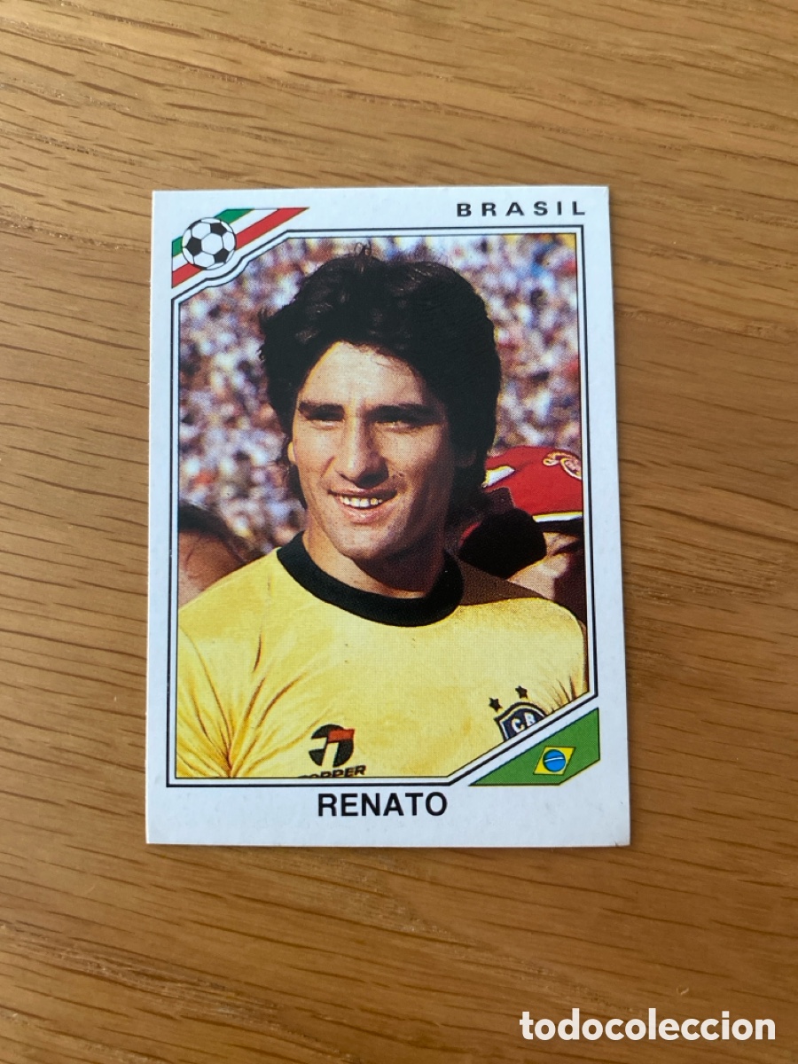 Cromos de Futebol: Cromo panini mundial Mexico 86 n&uacute;mero 251 Renato - Sticker album world cup 1986