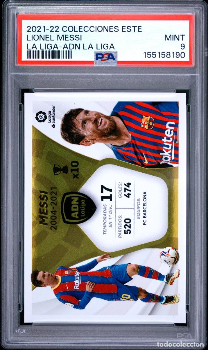 Football Stickers: Lionel Messi FC Barcelona Liga Este La Liga ADN 2021 22 Psa 9