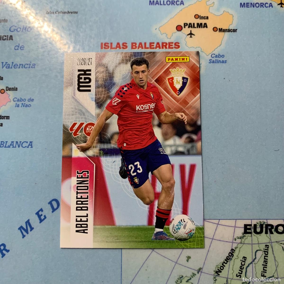 Cromos de Futebol: Abel bretones n&uacute;mero 260 de Osasuna megacracks 26-27 2026-2027