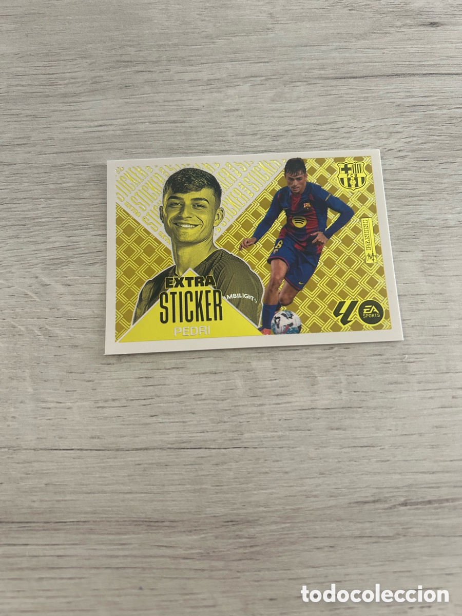 Fu&szlig;ball-Sticker: Pedri Barcelona Oro Gold Extra Sticker Liga Este 2026/27 26-27 Panini