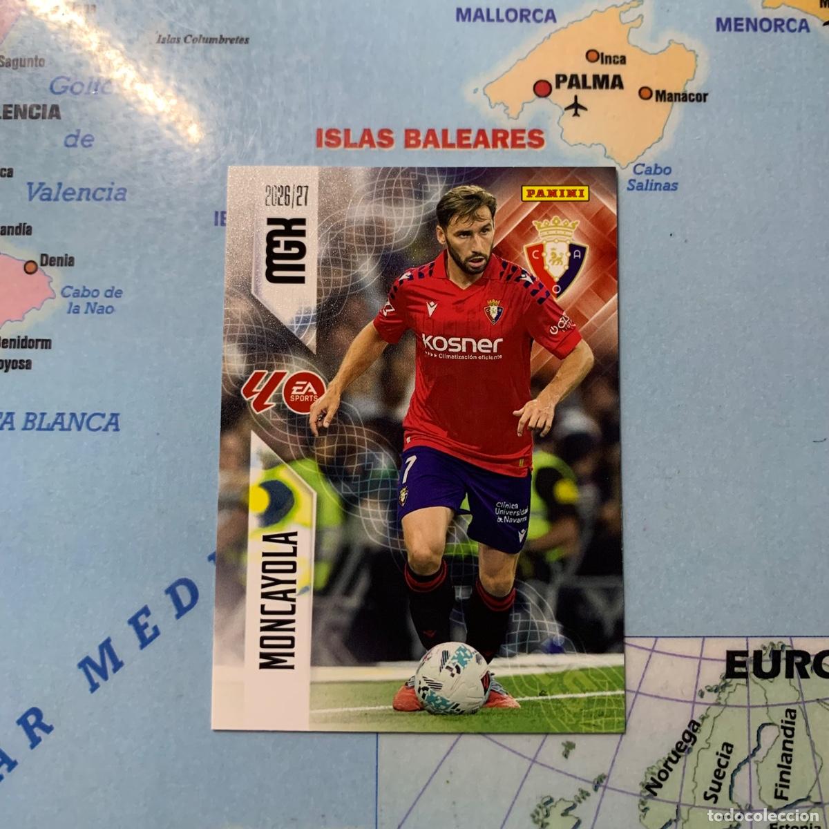 Fu&szlig;ball-Sticker: Moncayola n&uacute;mero 263 de Osasuna megacracks 26-27 2026-2027
