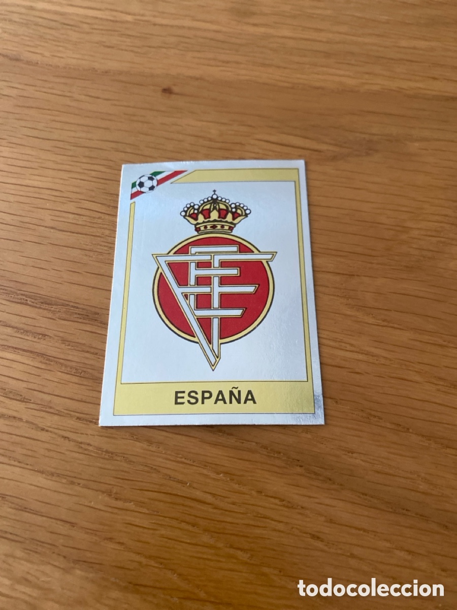 Fu&szlig;ball-Sticker: Cromo panini mundial Mexico 86 n&uacute;mero 256 escudo Espa&ntilde;a - Sticker album world cup 1986