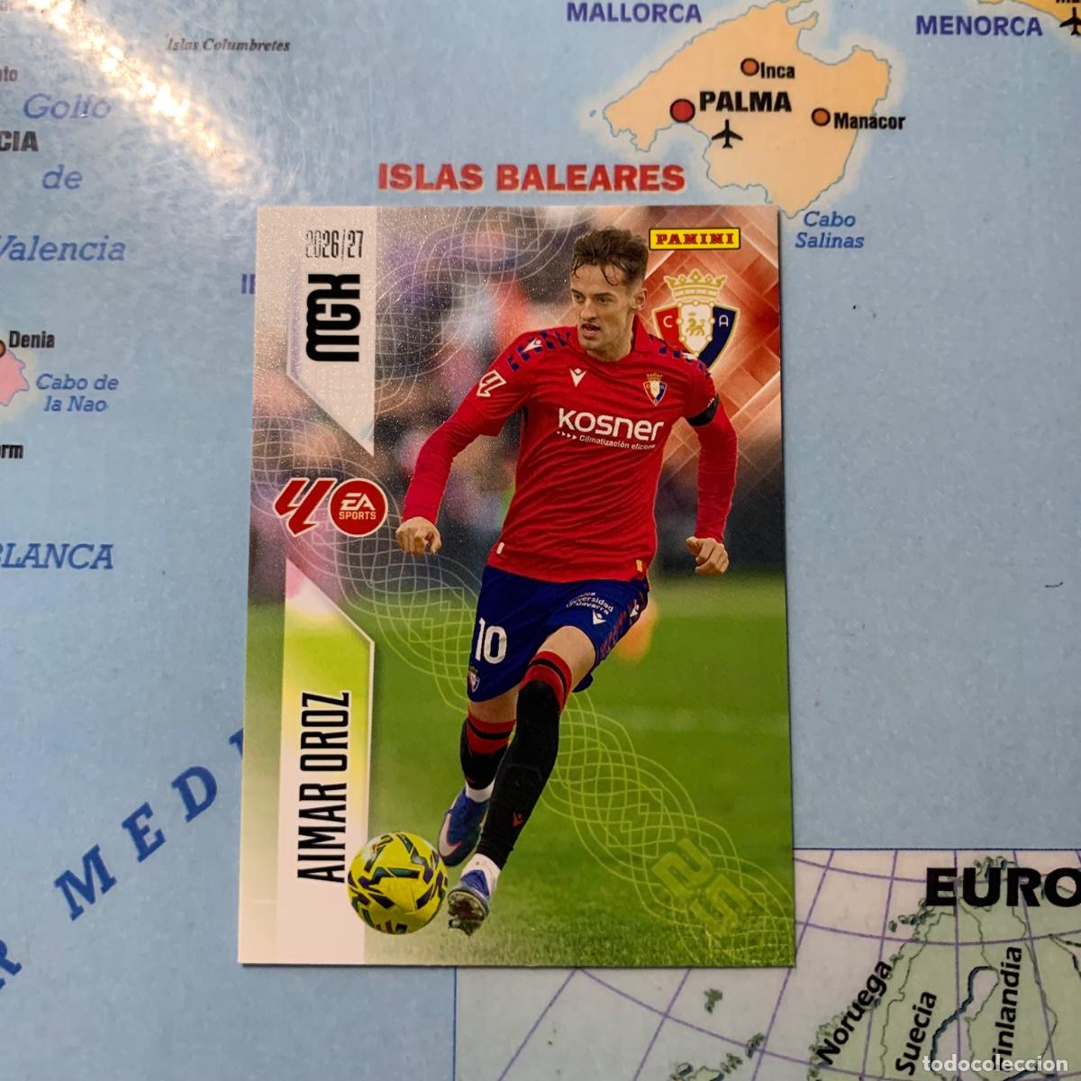 Fu&szlig;ball-Sticker: Aimar Oroz n&uacute;mero 266 de Osasuna megacracks 26-27 2026-2027