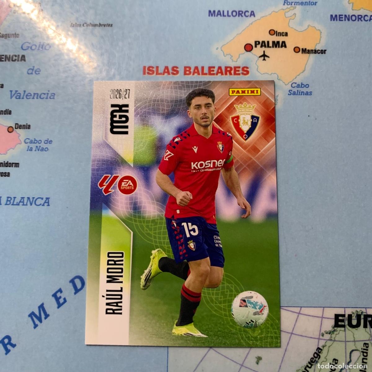 Fu&szlig;ball-Sticker: Raul Moro n&uacute;mero 267 de Osasuna megacracks 26-27 2026-2027