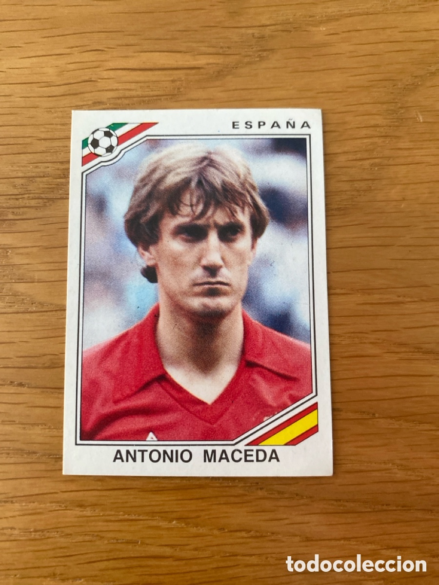Fu&szlig;ball-Sticker: Cromo panini mundial Mexico 86 n&uacute;mero 260 Maceda - Sticker album world cup 1986