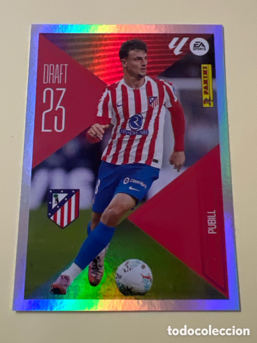Fu&szlig;ball-Sticker: C5437. CROMO FUTBOL PUBILL ATLETICO DE MADRID SIN PEGAR N&ordm; 19 DRAFT 23 LIGA ESTE 2026-2027/26-27