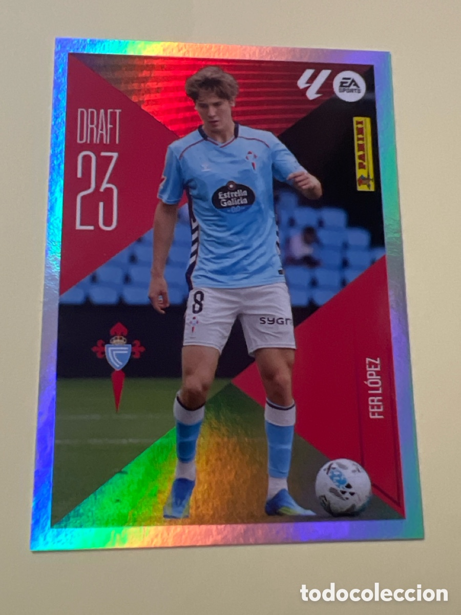 Fu&szlig;ball-Sticker: C5448. CROMO FUTBOL FER LOPEZ CELTA DE VIGO SIN PEGAR N&ordm; 7 DRAFT 23 LIGA ESTE 2026-2027/26-27