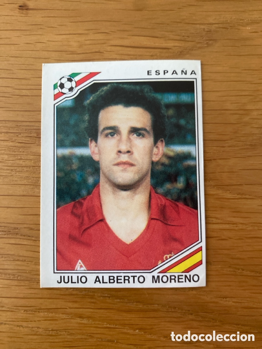 Fu&szlig;ball-Sticker: Cromo panini mundial Mexico 86 n&uacute;mero 263 Julio Alberto - Sticker album world cup 1986