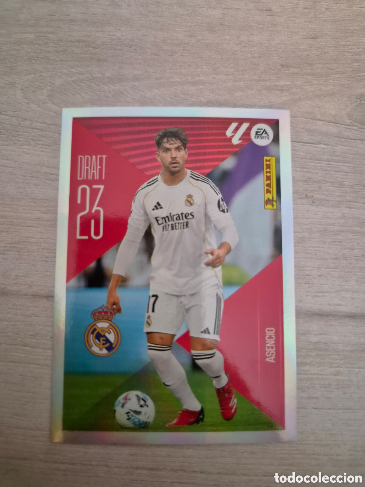 Cromos de f&uacute;tbol: N&deg;1 Draft Asencio Liga Este 26/27