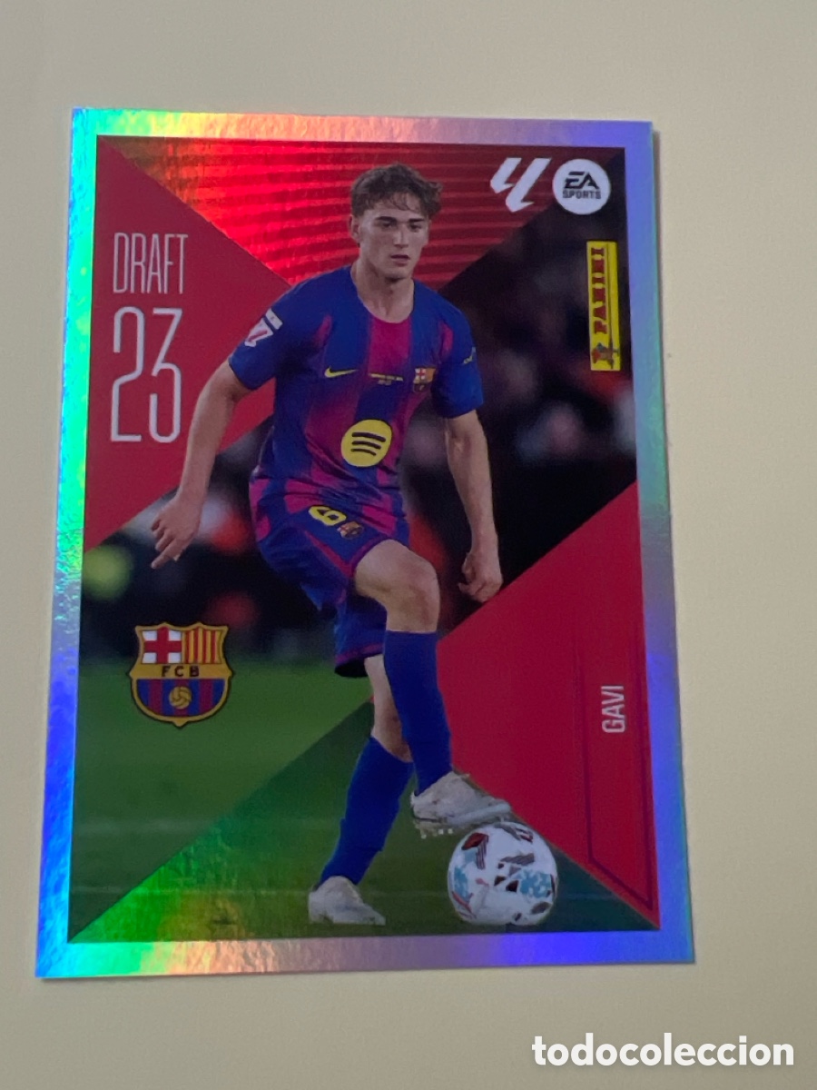 Cromos de f&uacute;tbol: C5530. CROMO FUTBOL GAVI F.C.BARCELONA SIN PEGAR N&ordm; 8 DRAFT 23 LIGA ESTE 2026-2027/26-27