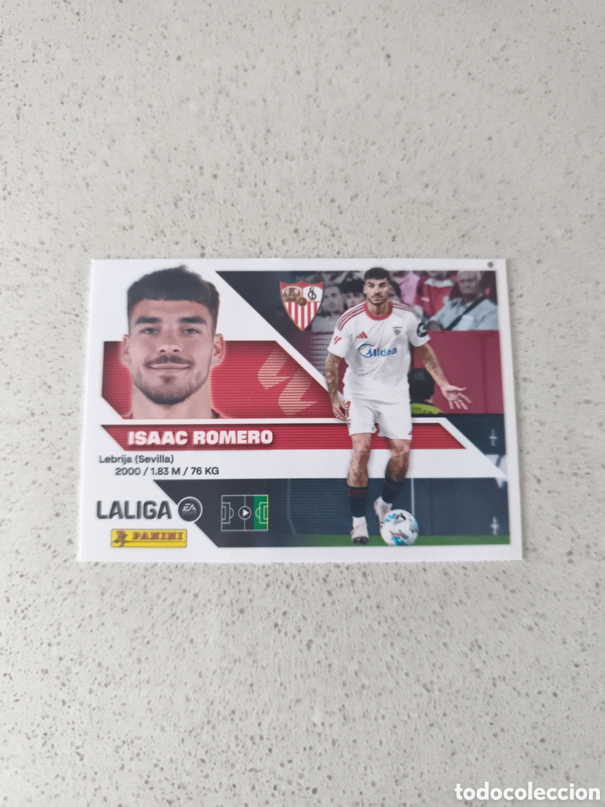 Cromos de f&uacute;tbol: CROMO N&Uacute;MERO 20 ISAAC ROMERO SEVILLA. LIGA ESTE 26/27. PANINI.