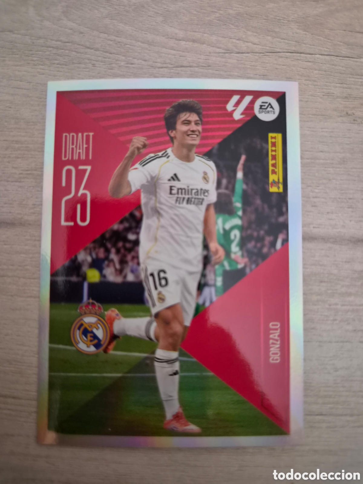 Cromos de f&uacute;tbol: N&deg;9 Draft Gonzalo Liga Este 26/27