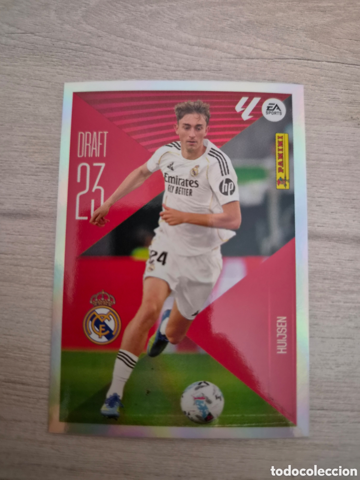 Cromos de f&uacute;tbol: N&deg;10 Draft Huijsen Liga Este 26/27