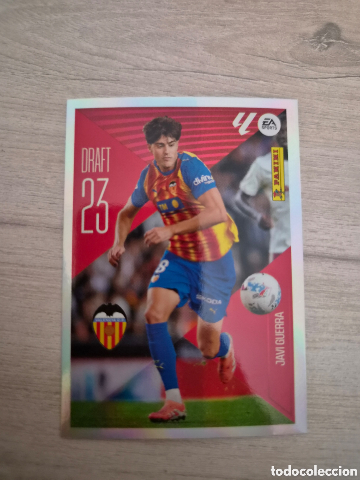 Cromos de f&uacute;tbol: N&deg;12 Draft Javi Guerra Liga Este 26/27