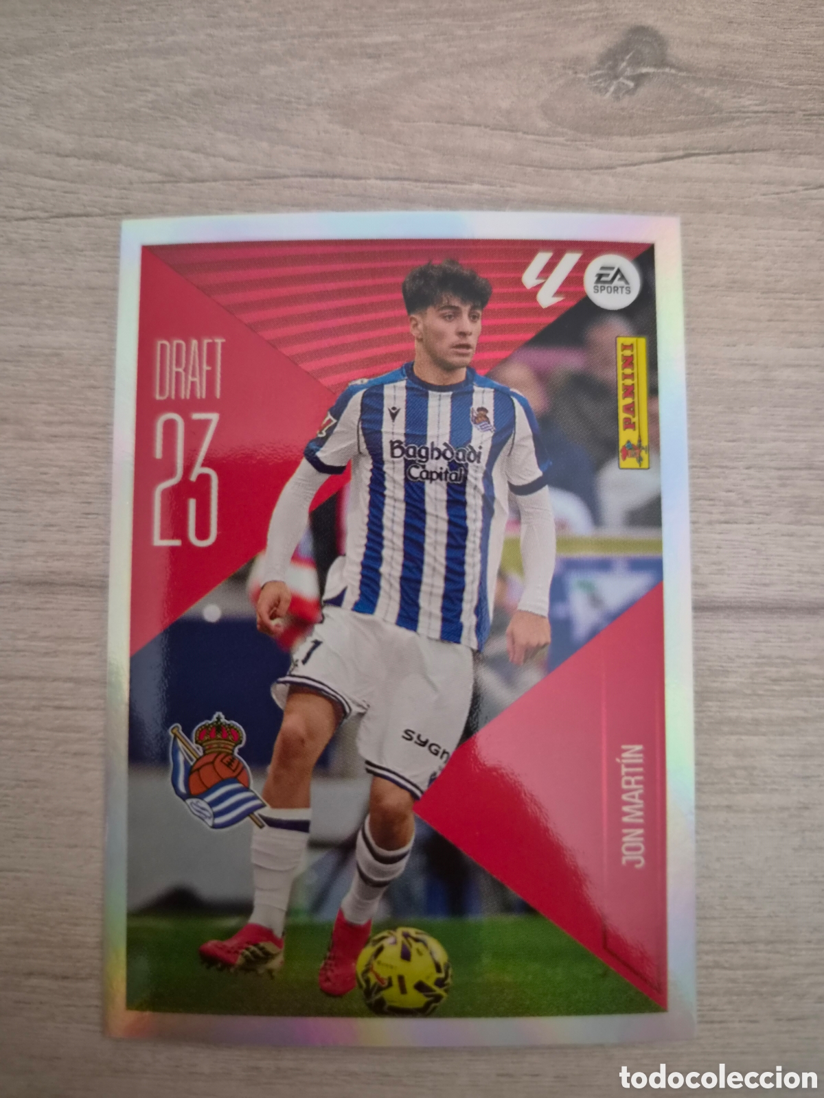 Cromos de f&uacute;tbol: N&deg;13 Draft Jon Mart&iacute;n Liga Este 26/27