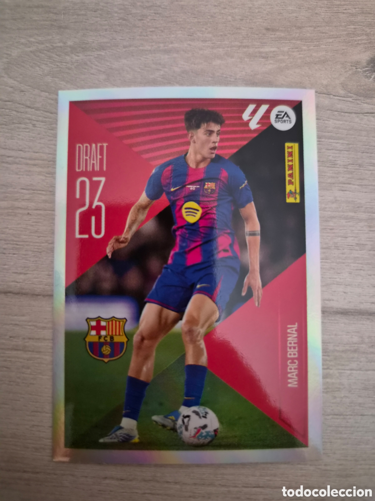 Cromos de f&uacute;tbol: N&deg;15 Draft Marc Bernal Liga Este 26/27