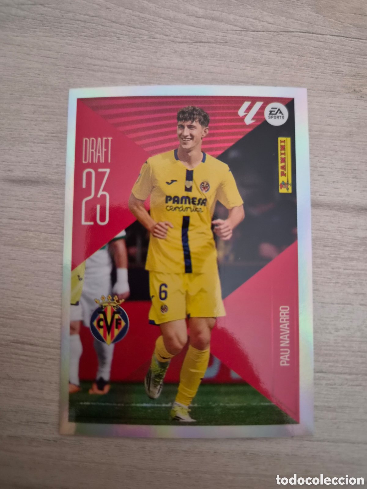 Cromos de f&uacute;tbol: N&deg;18 Draft Pau Navarro Liga Este 26/27