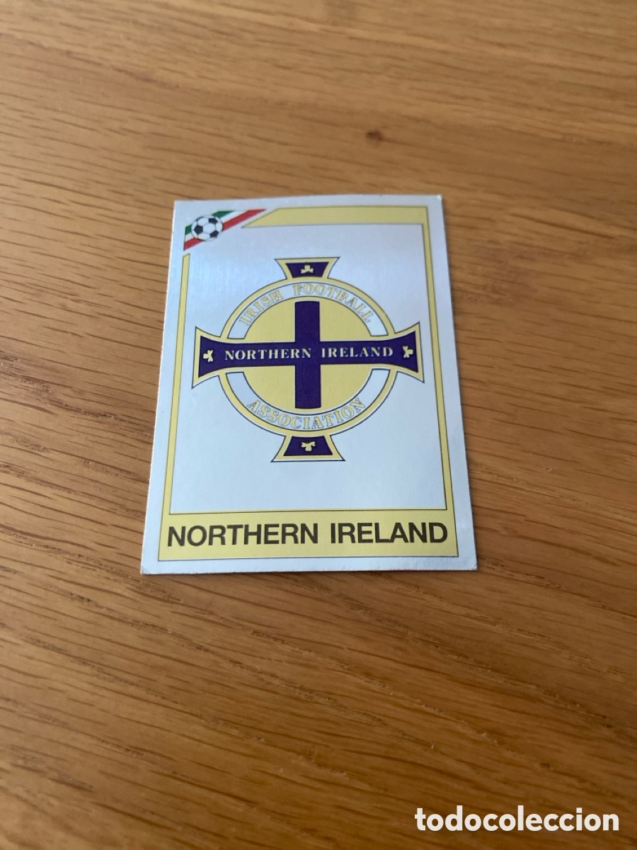 Cromos de f&uacute;tbol: Cromo panini mundial Mexico 86 n&uacute;mero 274 escudo Irlanda - Sticker album world cup 1986
