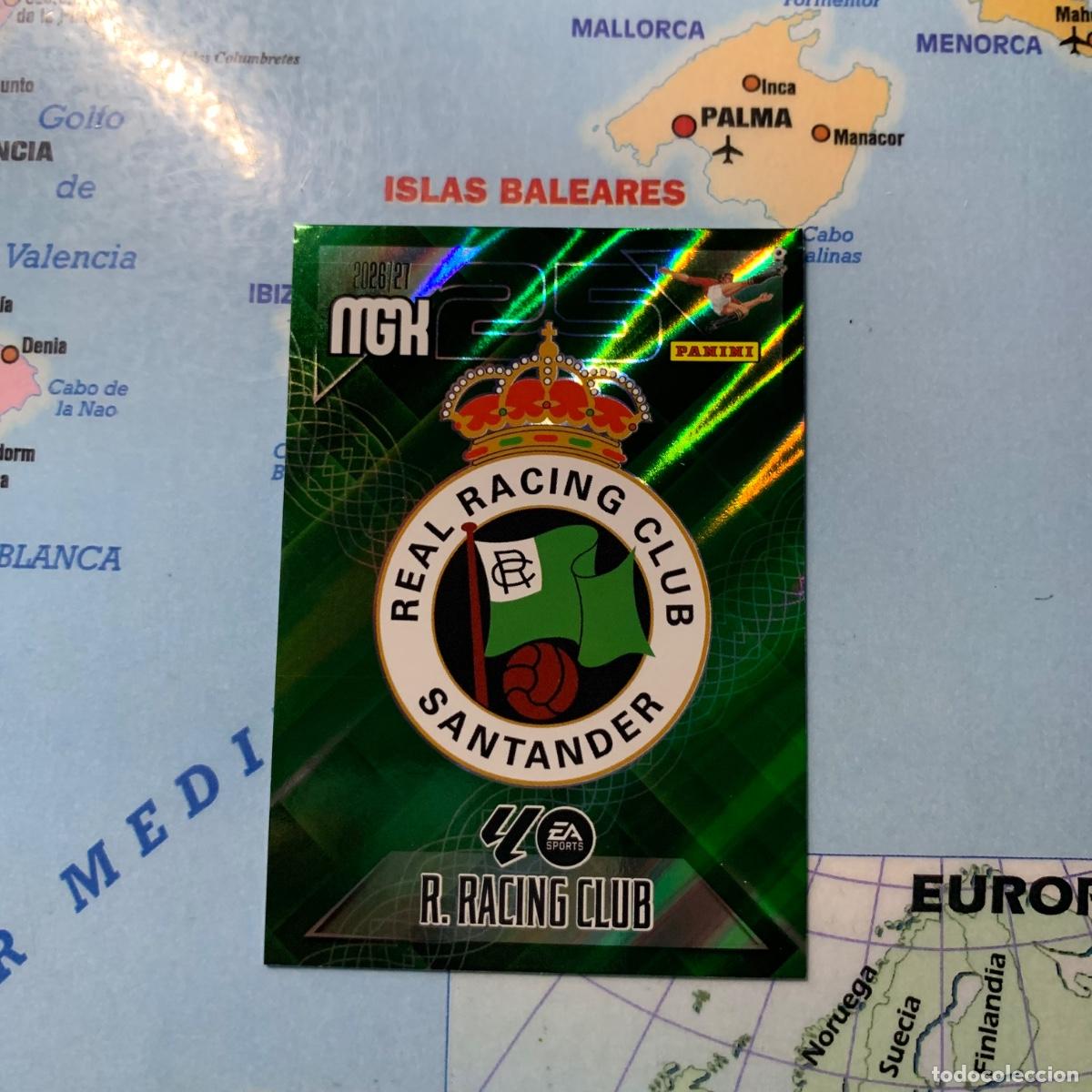 Cromos de f&uacute;tbol: Escudo del Racing de Santander n&uacute;mero 271 megacracks 26-27 2026-2027