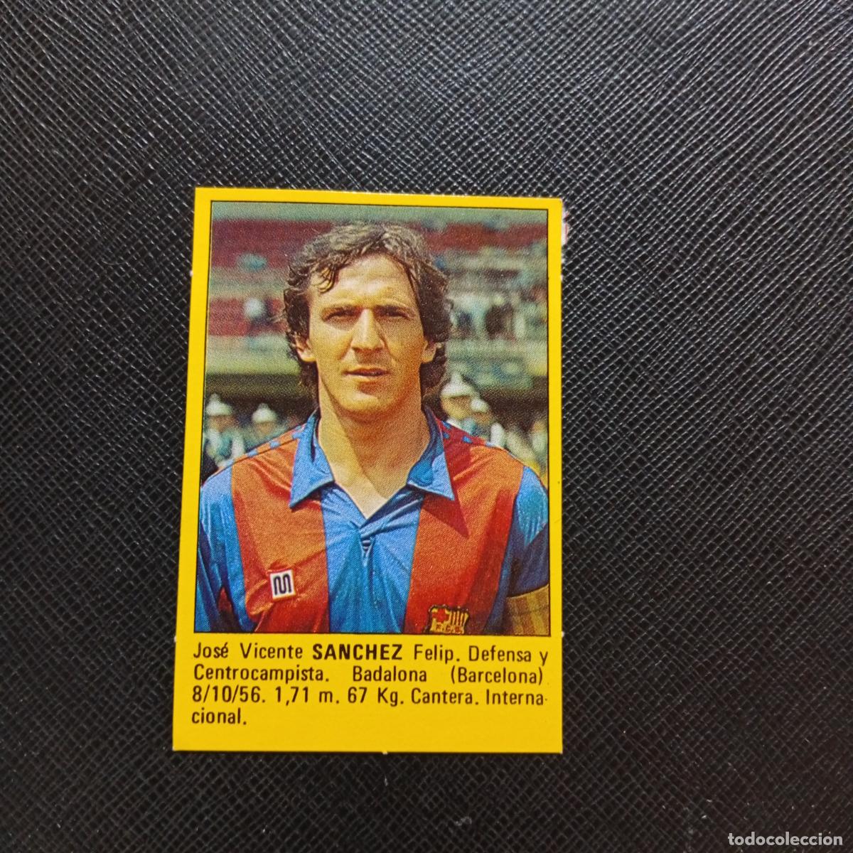 Cromos de f&uacute;tbol: SANCHEZ BARCELONA CROMO SUPER ROLLAN 1984 CROMO FUTBOL LIGA 84 - DESPEGADO - A149 PG2