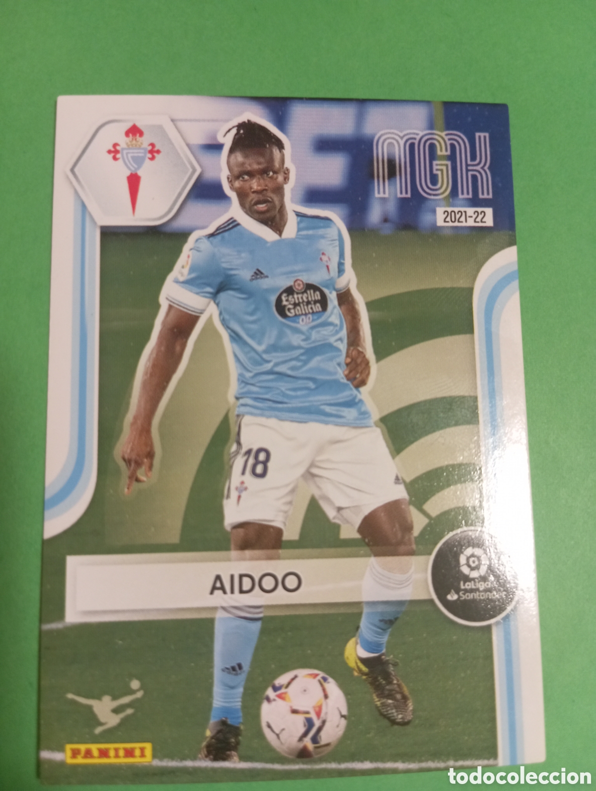 Cromos de f&uacute;tbol: Aidoo Celta de Vigo n&deg;114/ PANINI MEGACRACKS 2021/2022