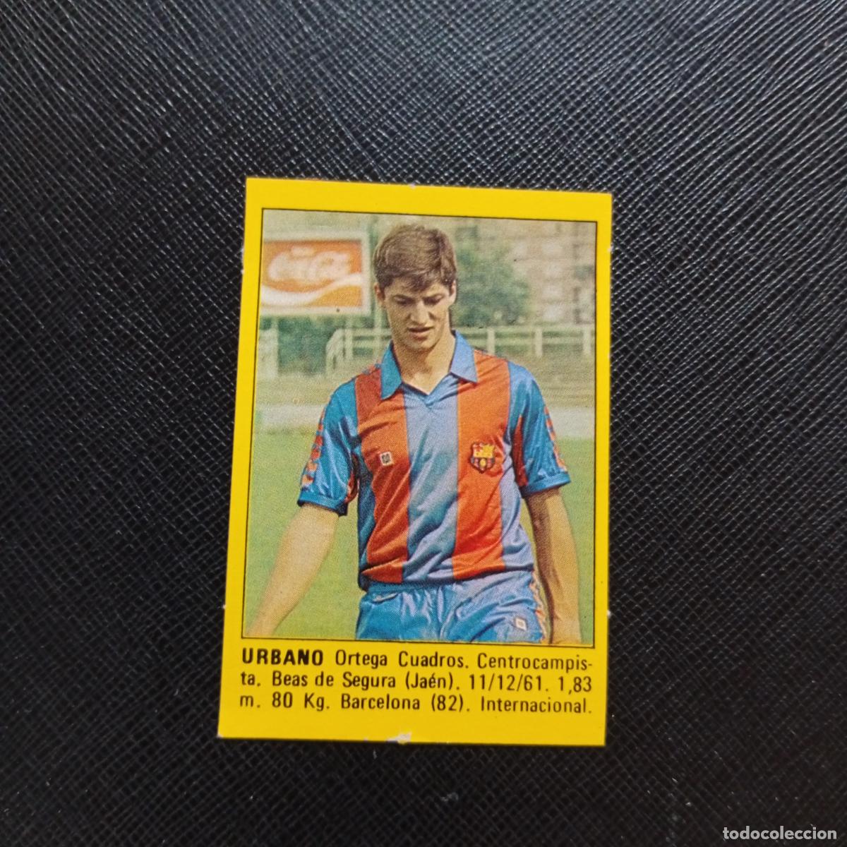 Cromos de f&uacute;tbol: URBANO BARCELONA CROMO SUPER ROLLAN 1984 CROMO FUTBOL LIGA 84 - DESPEGADO - A149 PG2
