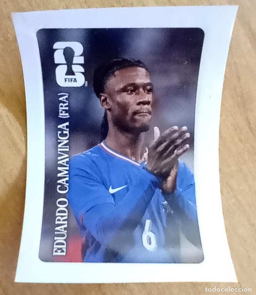 Cromos de f&uacute;tbol: Figurina Panini 2026 Cromo World Cup Usa Mundial 2026 Eduardo Camavinga France Coca Cola FRA n CC 3