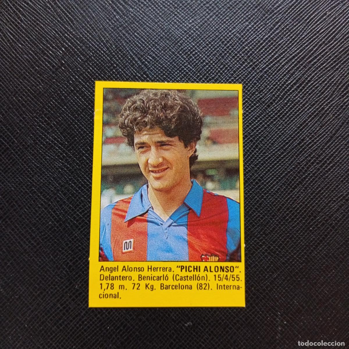 Cromos de f&uacute;tbol: PICHI ALONSO BARCELONA CROMO SUPER ROLLAN 1984 CROMO FUTBOL LIGA 84 - DESPEGADO - A149 PG2