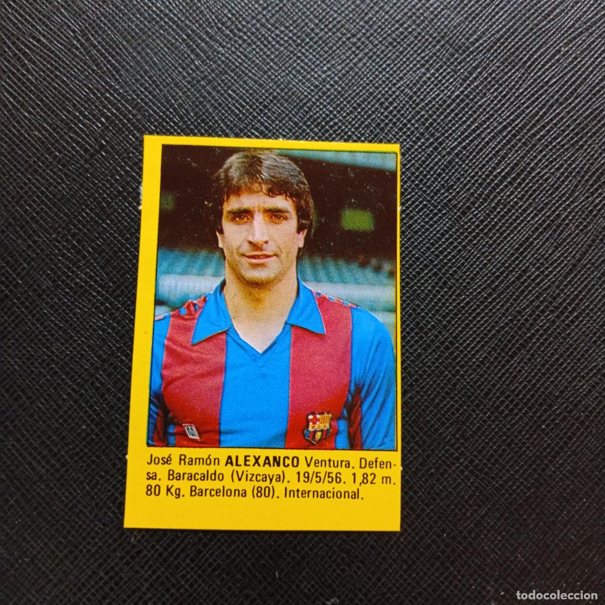 Cromos de f&uacute;tbol: ALEXANCO BARCELONA CROMO SUPER ROLLAN 1984 CROMO FUTBOL LIGA 84 - DESPEGADO - A149 PG2
