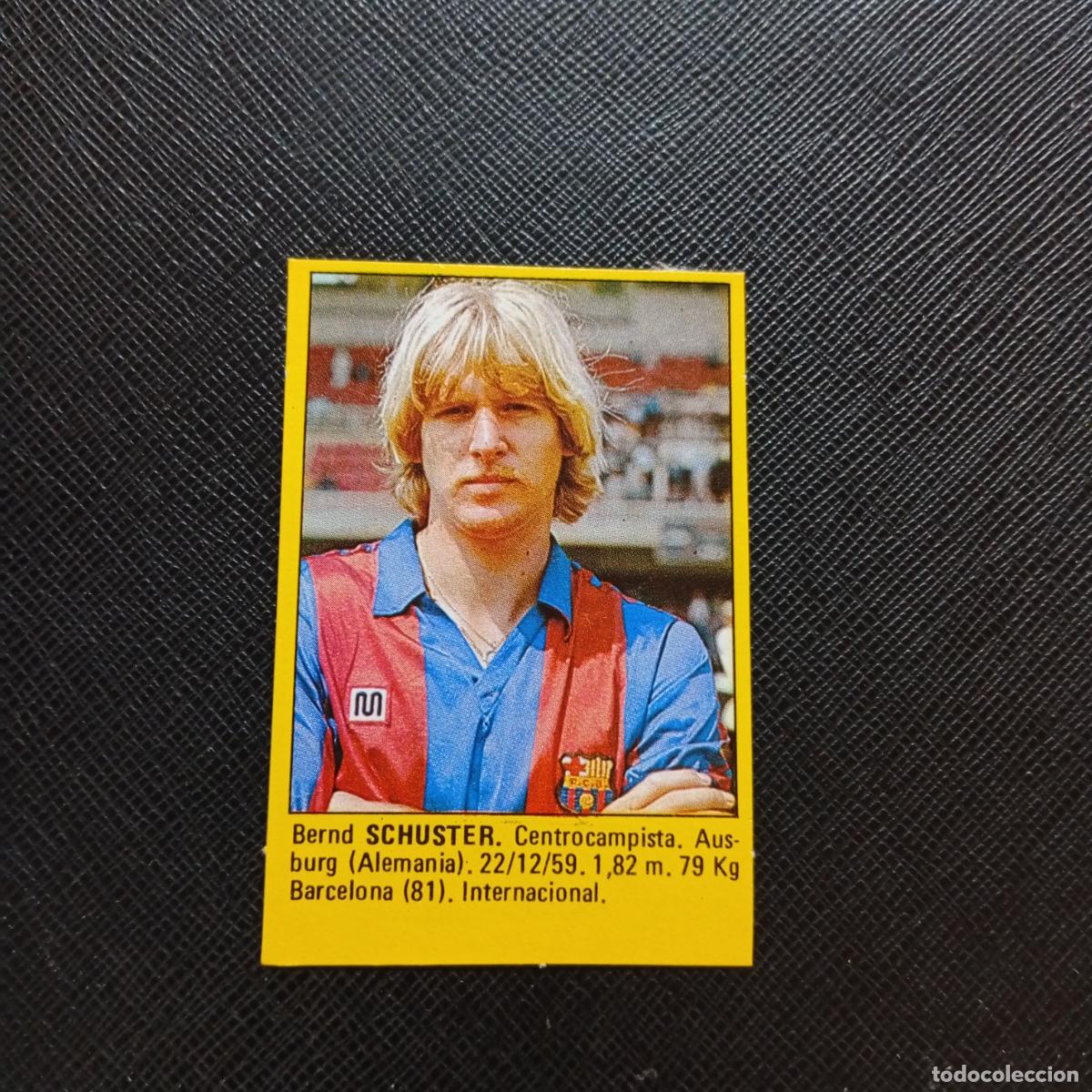 Cromos de f&uacute;tbol: SCHUSTER BARCELONA CROMO SUPER ROLLAN 1984 CROMO FUTBOL LIGA 84 - DESPEGADO - A149 PG3