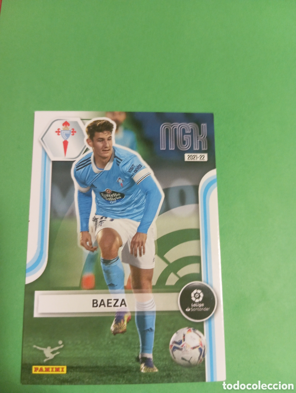 Cromos de f&uacute;tbol: Baeza Celta de Vigo n&deg;123 / PANINI MEGACRACKS 2021/2022