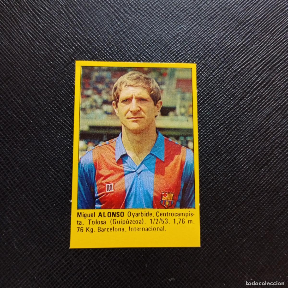 Cromos de f&uacute;tbol: ALONSO BARCELONA CROMO SUPER ROLLAN 1984 CROMO FUTBOL LIGA 84 - DESPEGADO - A149 PG3