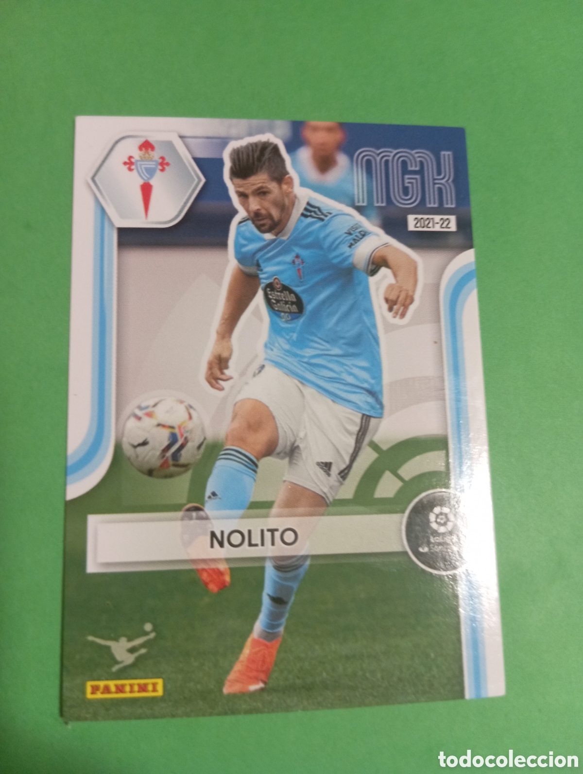 Cromos de f&uacute;tbol: Nolito Celta de Vigo n&deg;126 / PANINI MEGACRACKS 2021/2022