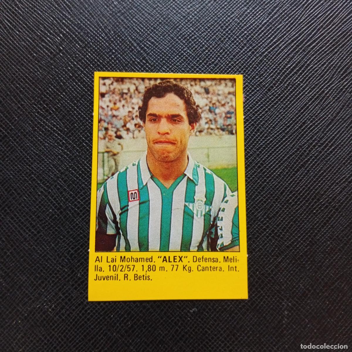 Cartes &agrave; collectionner de Football: ALEX REAL BETIS CROMO SUPER ROLLAN 1984 CROMO FUTBOL LIGA 84 - DESPEGADO - A149 PG4