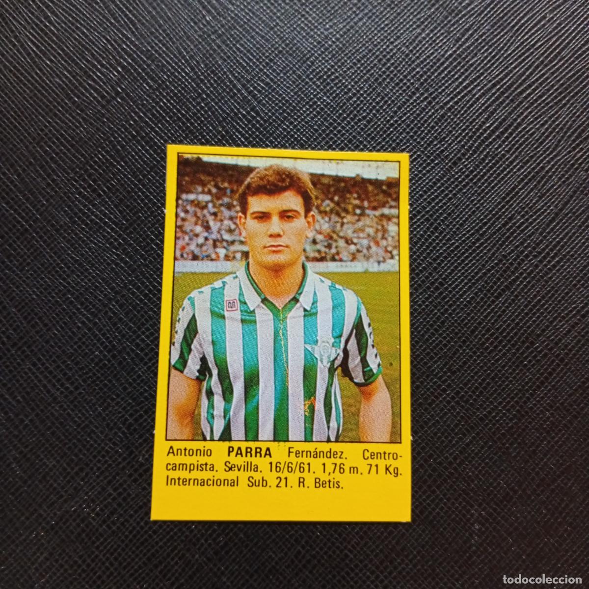 Cartes &agrave; collectionner de Football: PARRA REAL BETIS CROMO SUPER ROLLAN 1984 CROMO FUTBOL LIGA 84 - DESPEGADO - A149 PG4