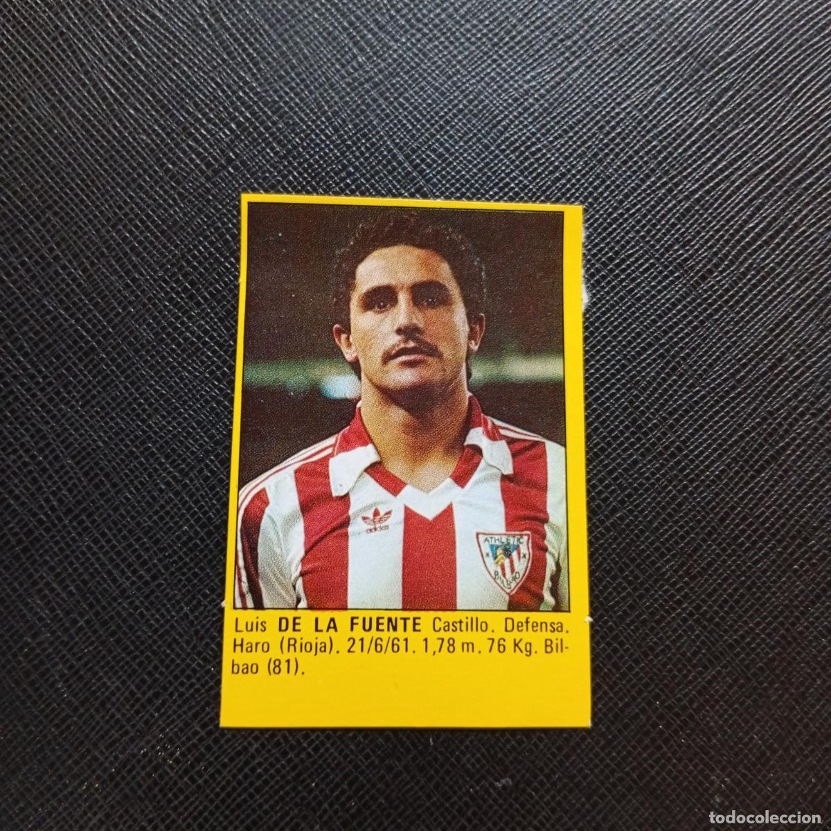 Cartes &agrave; collectionner de Football: DE LA FUENTE BILBAO CROMO SUPER ROLLAN 1984 CROMO FUTBOL LIGA 84 - DESPEGADO - A149 PG4