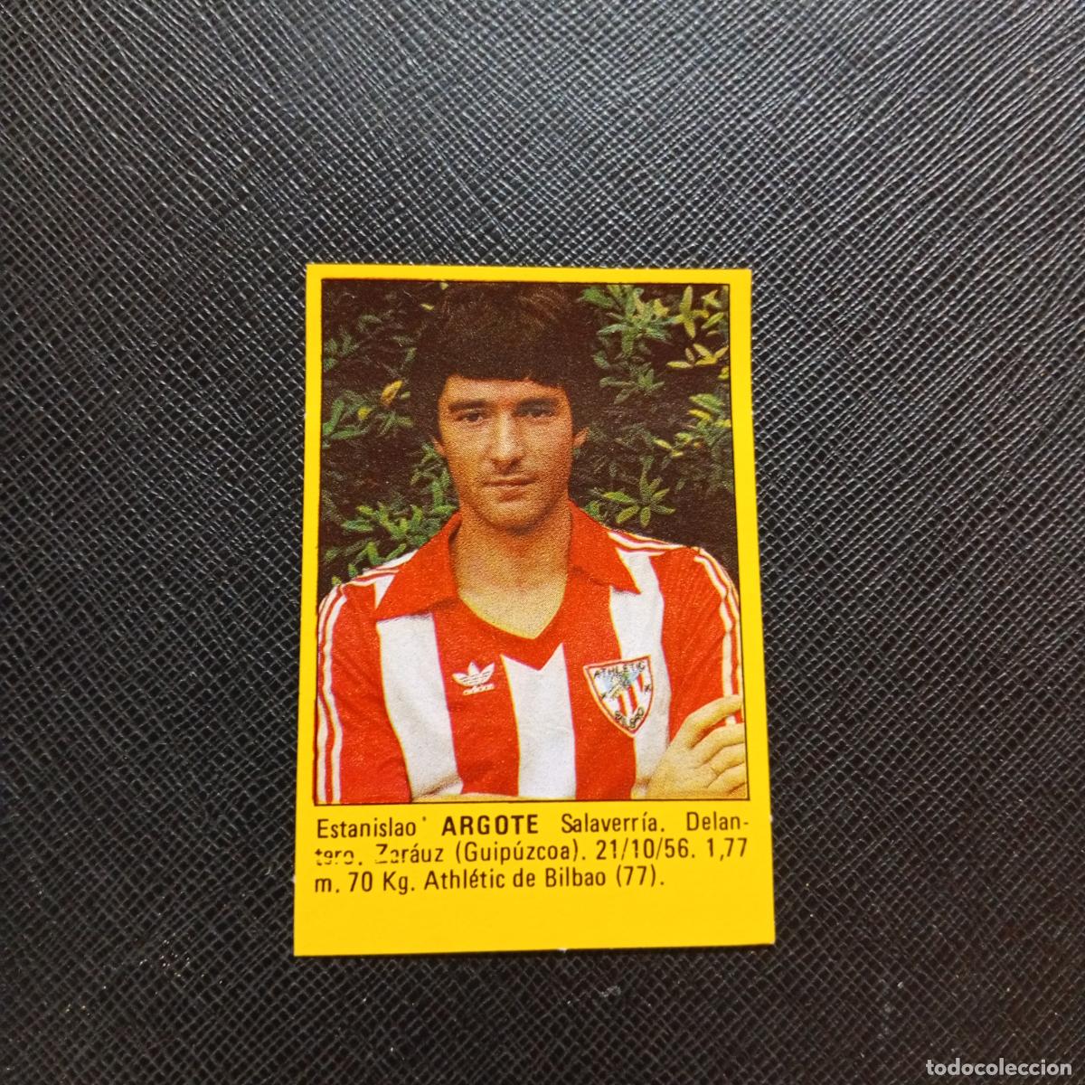 Cartes &agrave; collectionner de Football: ARGOTE BILBAO CROMO SUPER ROLLAN 1984 CROMO FUTBOL LIGA 84 - DESPEGADO - A149 PG4