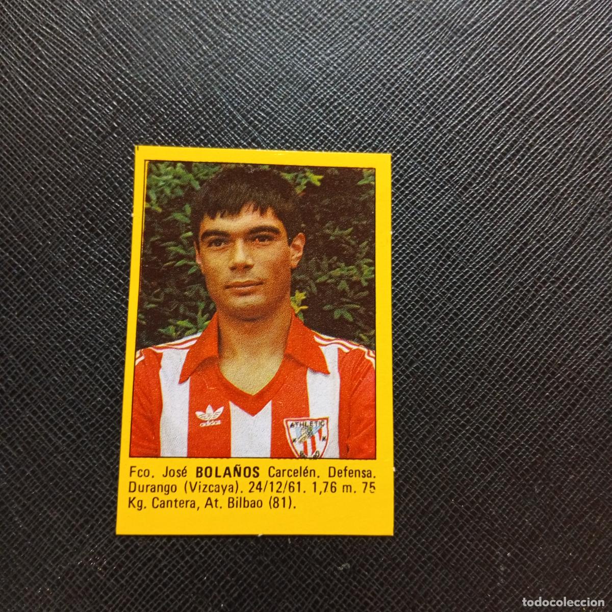 Cartes &agrave; collectionner de Football: BOLA&Ntilde;OS BILBAO CROMO SUPER ROLLAN 1984 CROMO FUTBOL LIGA 84 - DESPEGADO - A149 PG5