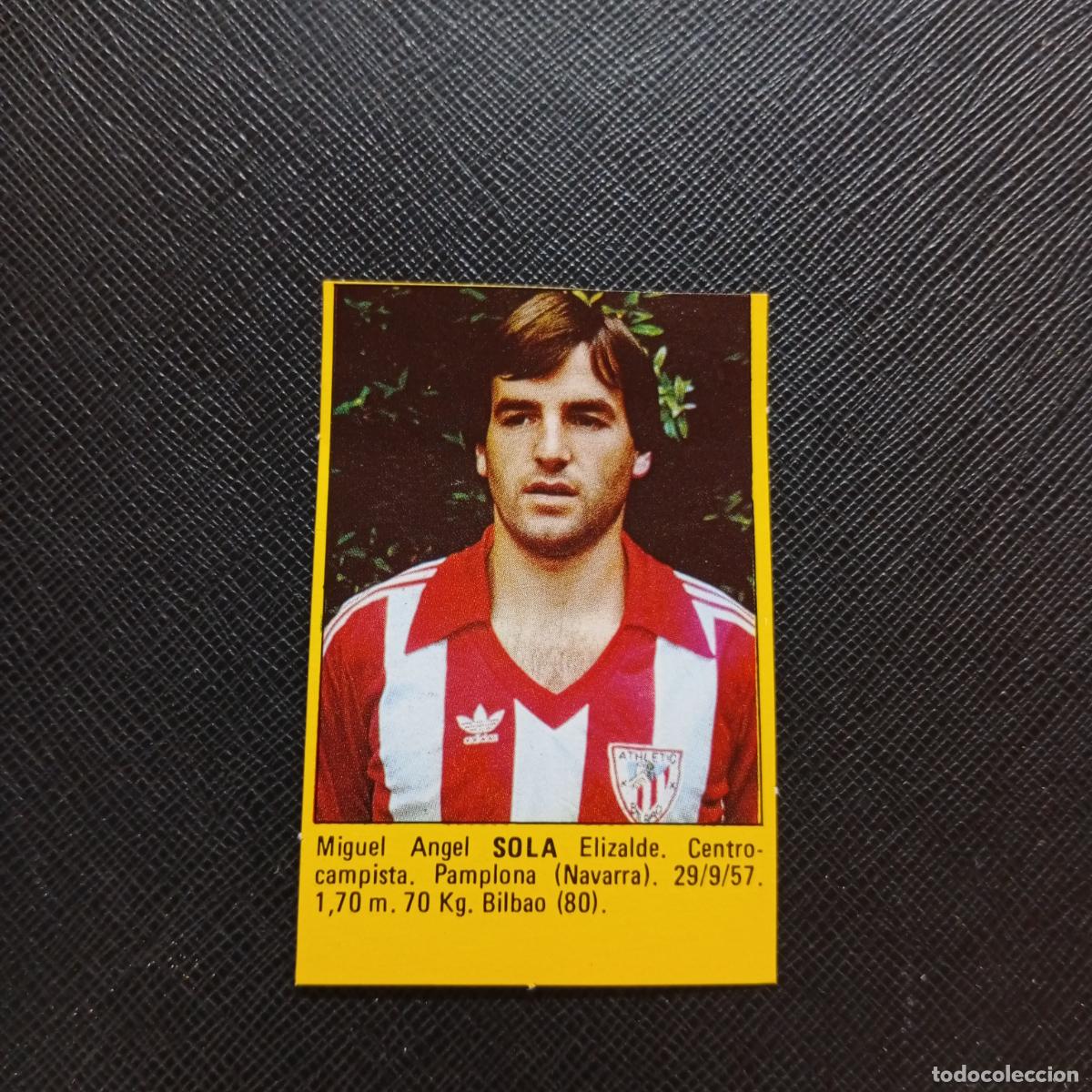 Cartes &agrave; collectionner de Football: SOLA BILBAO CROMO SUPER ROLLAN 1984 CROMO FUTBOL LIGA 84 - DESPEGADO - A149 PG5