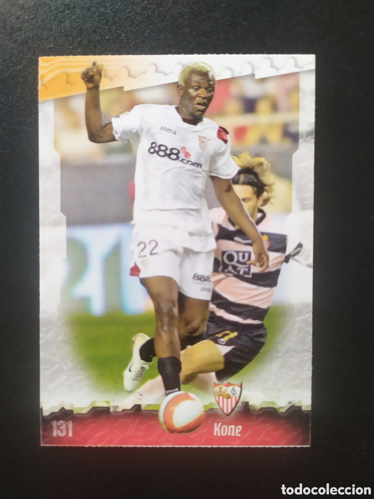 Cromos de f&uacute;tbol: Mundicromo fichas Liga 2008 2009 08 09 Kone n&deg; 131 Sevilla