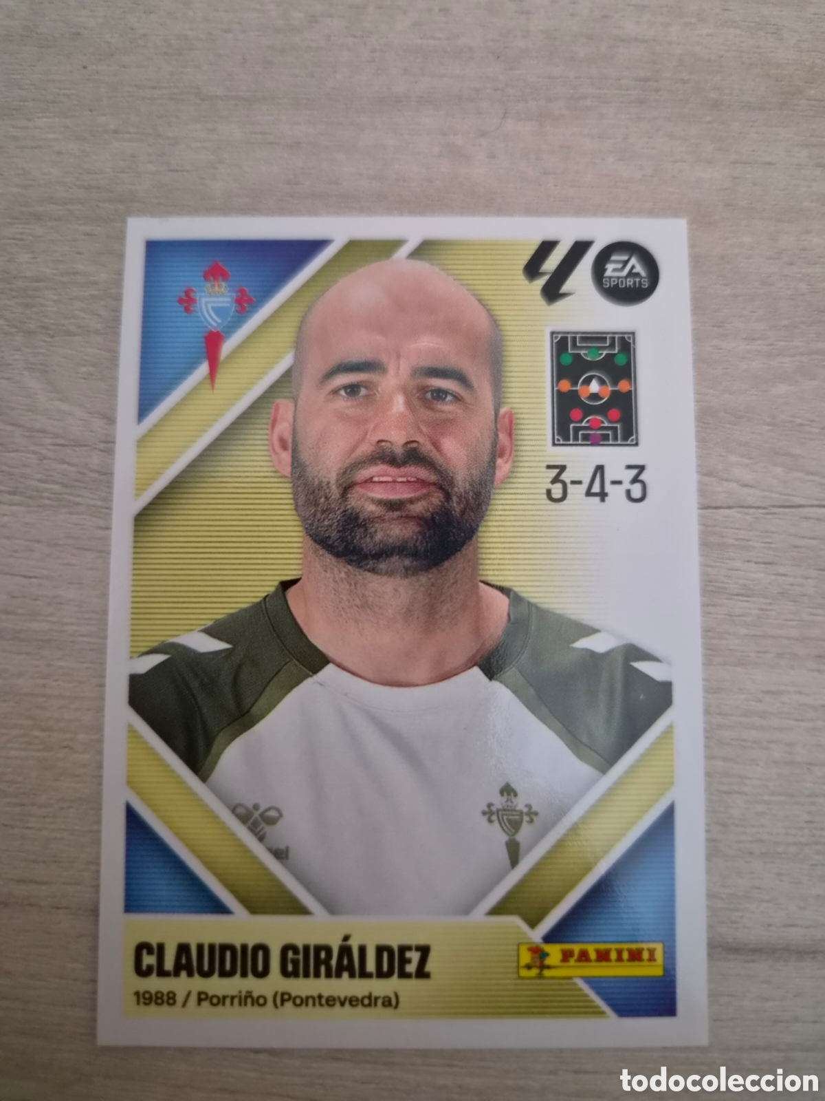 Fu&szlig;ball-Sticker: N&deg;2 Celta de Vigo Claudio Giraldez Liga Este 26/27