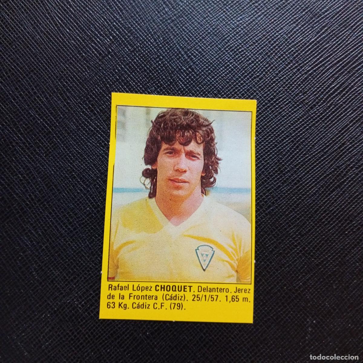 Fu&szlig;ball-Sticker: CHOQUET CADIZ CROMO SUPER ROLLAN 1984 CROMO FUTBOL LIGA 84 - DESPEGADO - A149 PG5