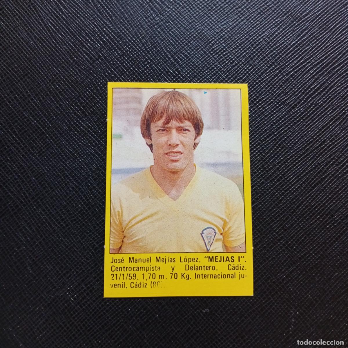 Cromos de f&uacute;tbol: MEJIAS CADIZ CROMO SUPER ROLLAN 1984 CROMO FUTBOL LIGA 84 - DESPEGADO - A149 PG5