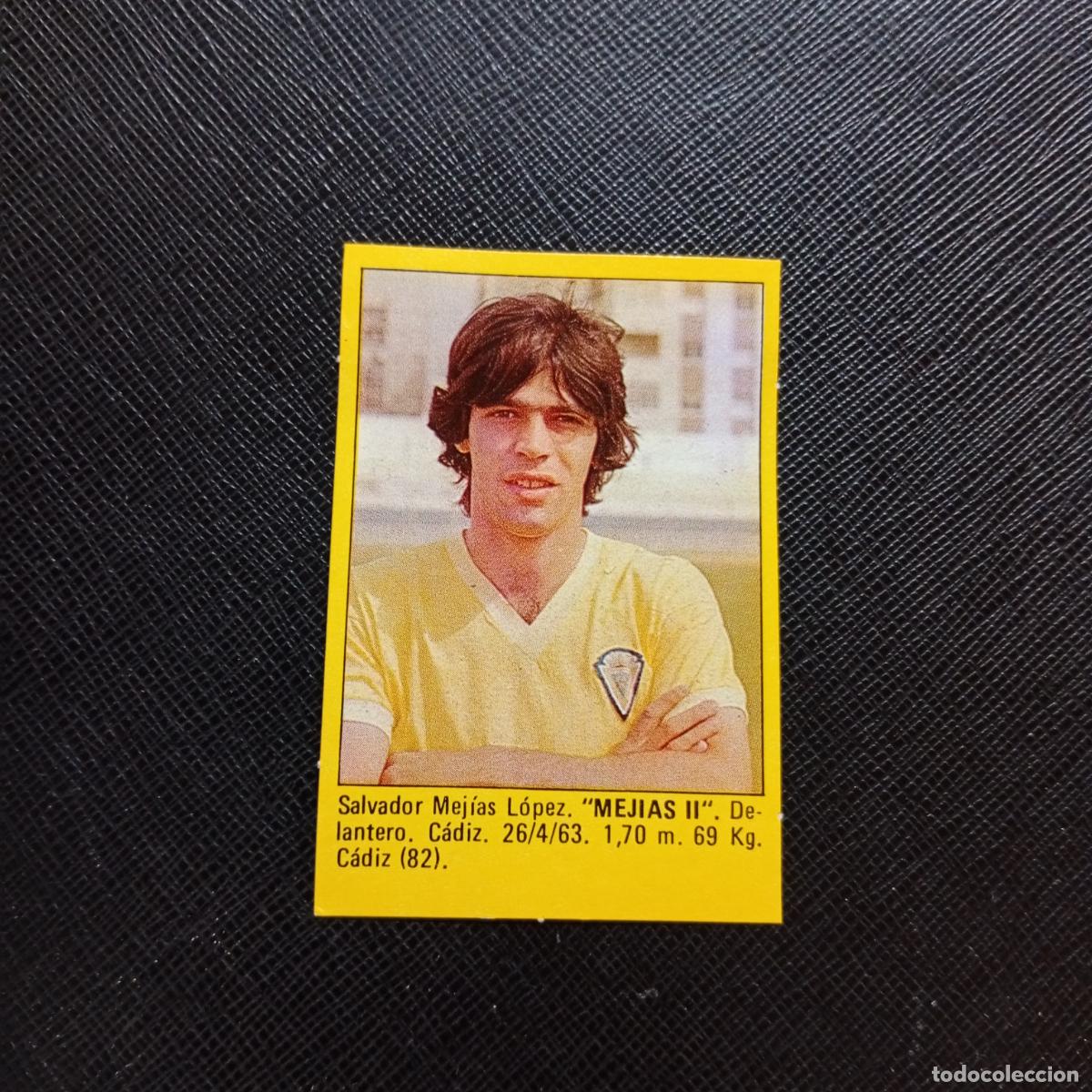 Cromos de f&uacute;tbol: MEJIAS II CADIZ CROMO SUPER ROLLAN 1984 CROMO FUTBOL LIGA 84 - DESPEGADO - A149 PG6